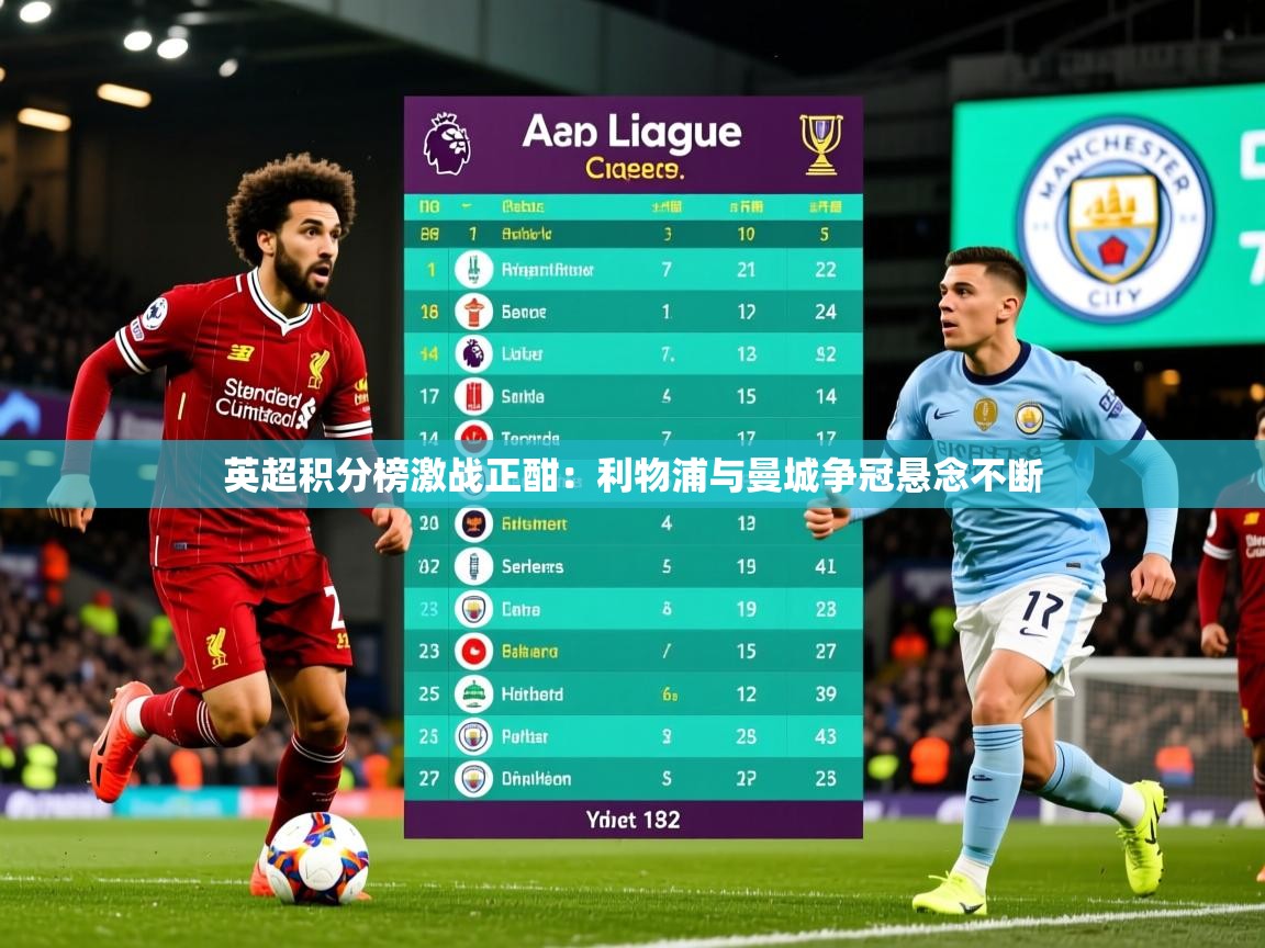 英超积分榜激战正酣：利物浦与曼城争冠悬念不断