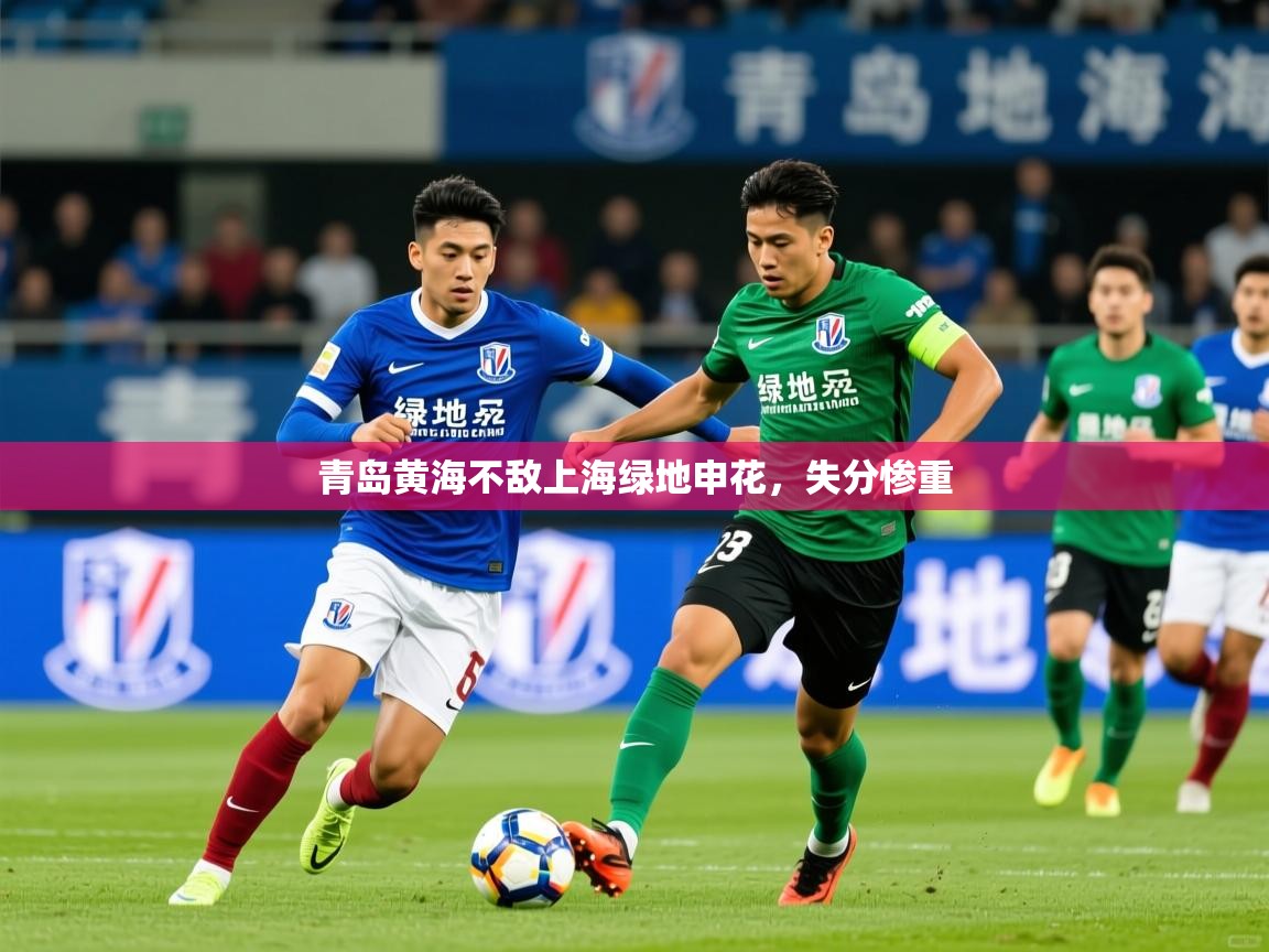 青岛黄海不敌上海绿地申花，失分惨重